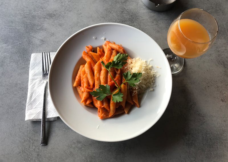 Penne Arrabbiata spicy tomato pasta